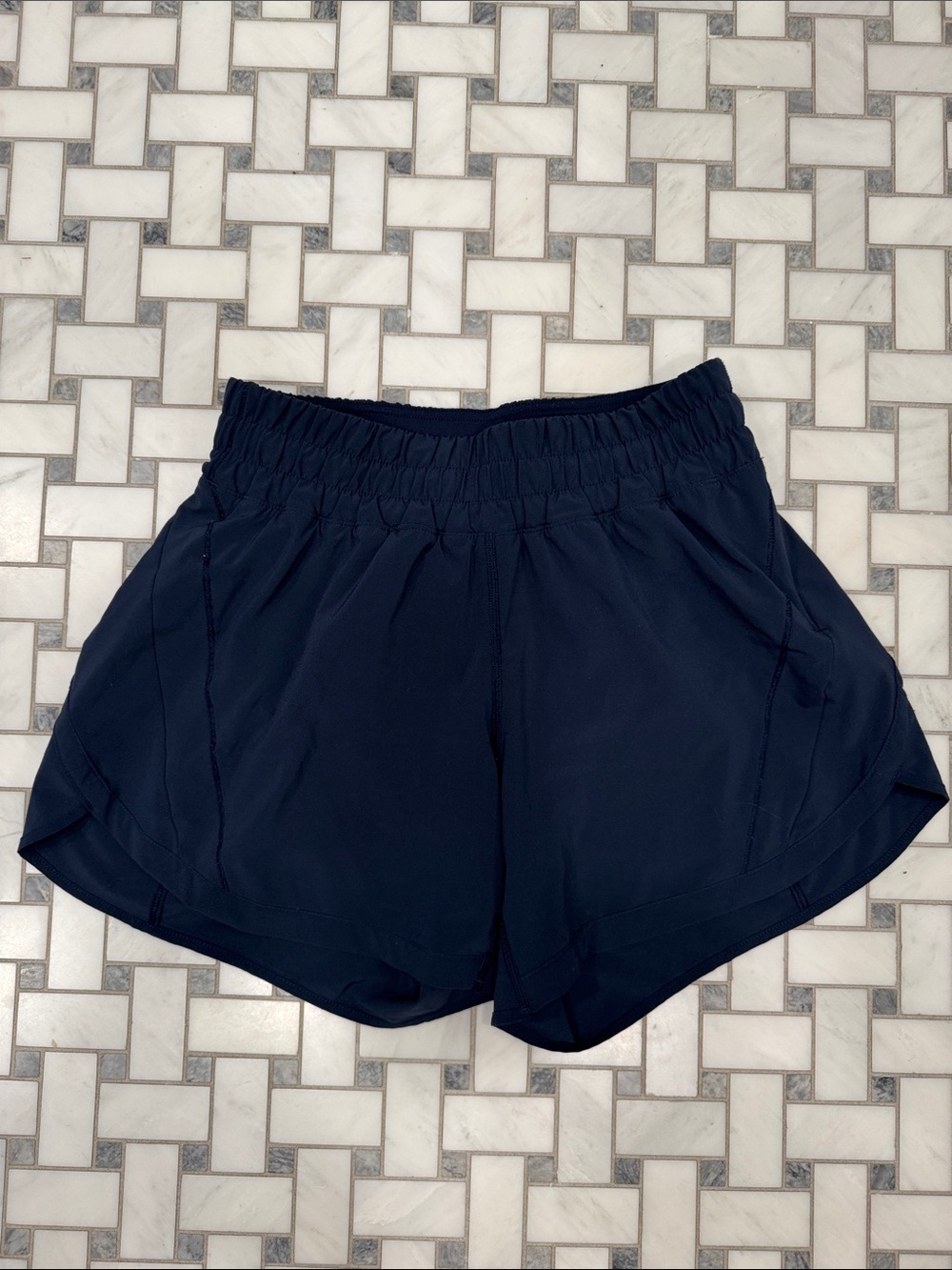 lululemon athletica Navy Women's Athletic Shorts with Elastic Waist